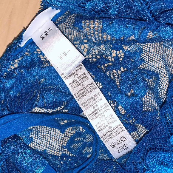 LA PERLA Desert Rose Leavers lace & silk Chemise - Picture 8 of 10